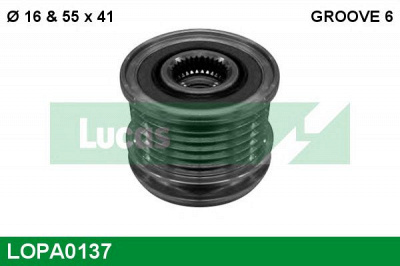 LUCAS ENGINE DRIVE lopa0137 -  Механизм свободного хода генератора